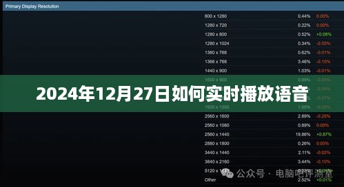 语音实时播放指南，如何于2024年12月27日实现