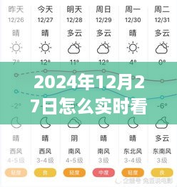 纽约天气预报实时查询，如何查看2024年12月27日天气情况