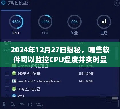 揭秘监控CPU温度的软件，实时显示温度监控工具推荐