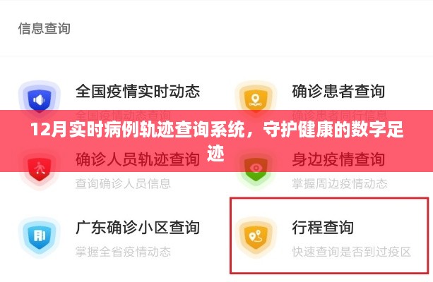 实时病例轨迹查询系统，守护健康的数字足迹，12月追踪无忧