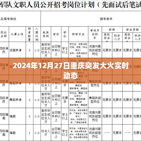 重庆大火突发实时动态更新（2024年）