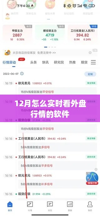 实时查看外盘行情软件推荐，12月必备之选