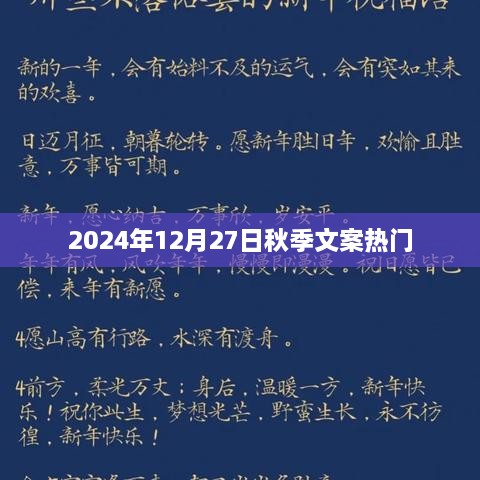 秋日余晖下的文案盛宴，2024年秋季文案精选