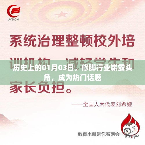 历史上的修脚行业崭露头角日，一月三号的热门话题