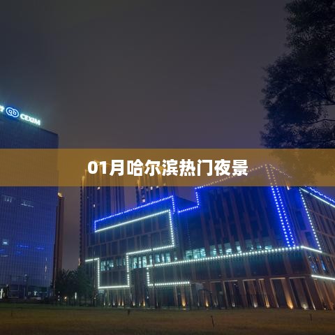 哈尔滨一月光彩夜景探秘