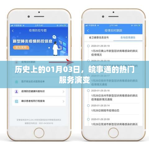 皖事通热门服务演变，历史上的1月3日回顾
