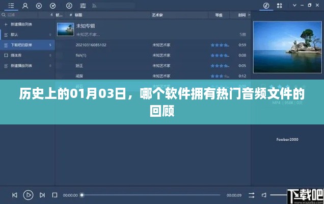 热门音频文件回顾，历史上的1月3日软件风云