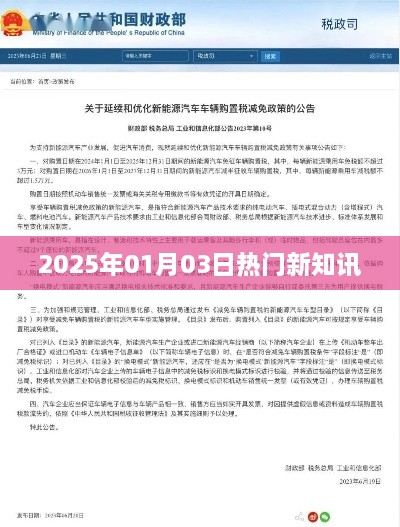 2025年热门新知讯速递