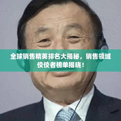 全球销售精英排名大揭秘，销售领域佼佼者榜单揭晓！