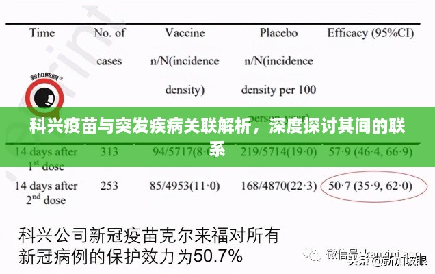 科兴疫苗与突发疾病关联解析，深度探讨其间的联系